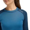 Aclima WarmWool Crewneck W Blue Fusion/Midnight Navy