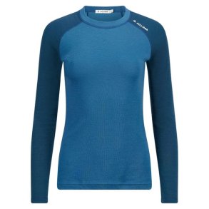 Aclima WarmWool Crewneck W Blue Fusion/Midnight Navy