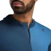 Aclima WarmWool Hoodsweater w/zip Blue Fusion/Midnight Navy