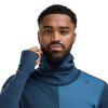 Aclima WarmWool Hoodsweater w/zip Blue Fusion/Midnight Navy