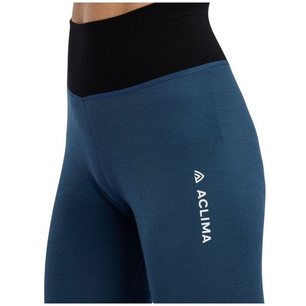 Aclima WarmWool Longs High Waist W Midnight Navy