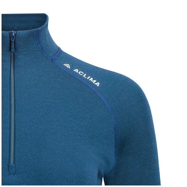 Aclima WarmWool Mockneck W Midnight Navy