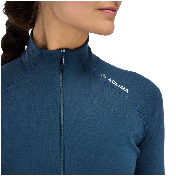 Aclima WarmWool Mockneck W Midnight Navy