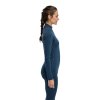 Aclima WarmWool Mockneck W Midnight Navy