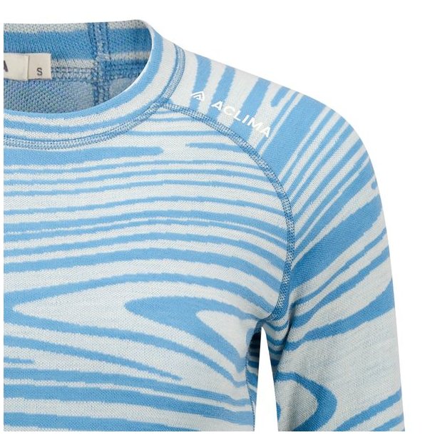 Aclima WarmWool Motion Crewneck W Niagara Motion