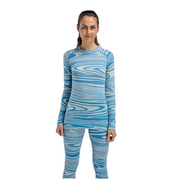 Aclima WarmWool Motion Crewneck W Niagara Motion