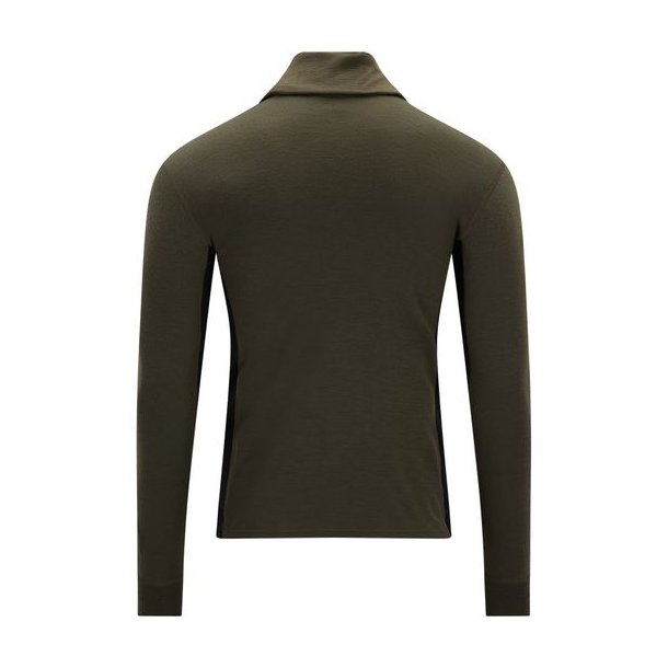 Aclima WarmWool Polo Tarmac/Jet Black