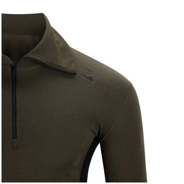 Aclima WarmWool Polo Tarmac/Jet Black