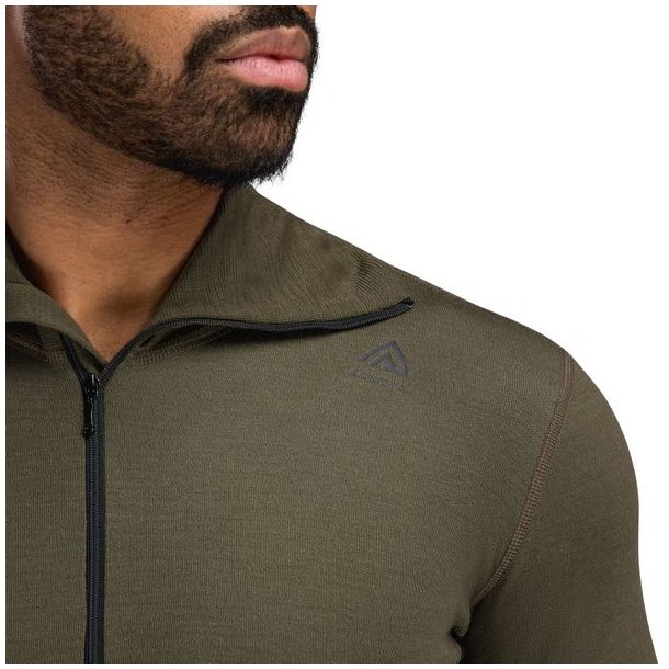 Aclima WarmWool Polo Tarmac/Jet Black