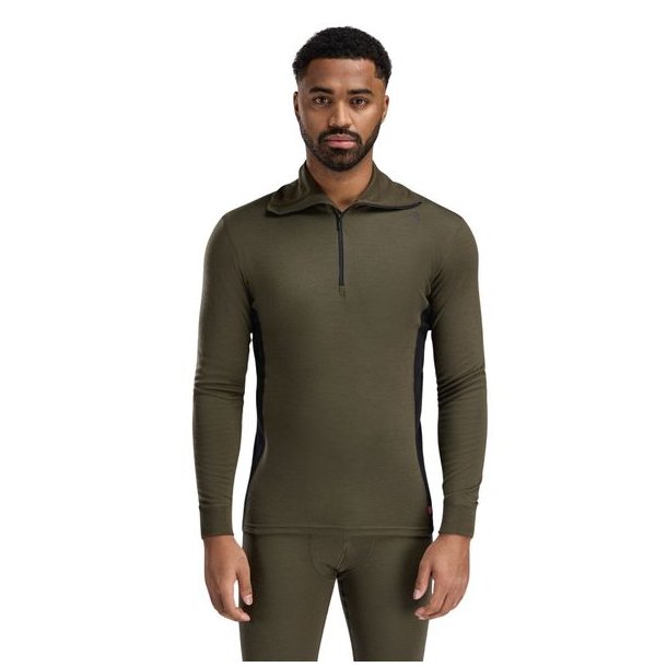 Aclima WarmWool Polo Tarmac/Jet Black