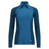 Aclima WarmWool Polo W Blue Fusion/Midnight Navy