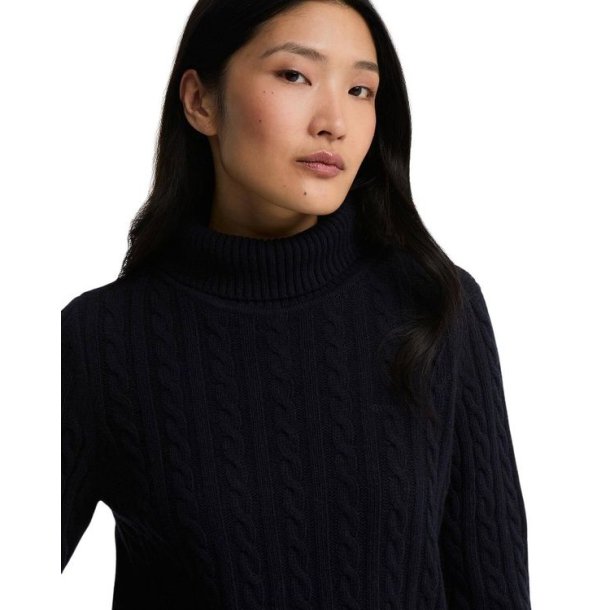 Barbour Ambleside Cable Knitted Jumper Navy