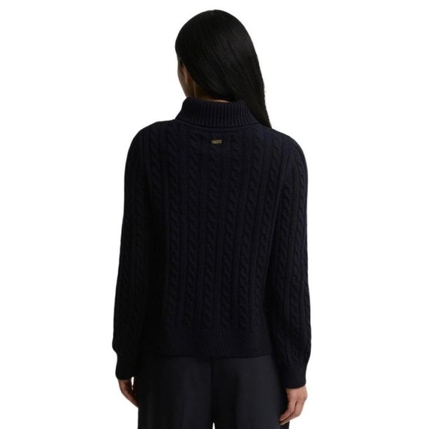 Barbour Ambleside Cable Knitted Jumper Navy
