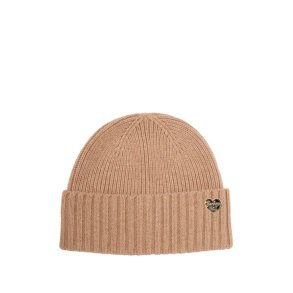 Barbour Annette Knitted Beanie Hat Classic Beige