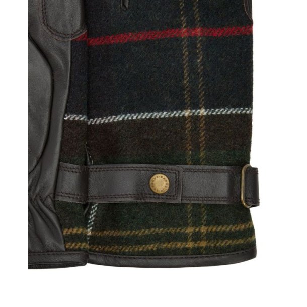 Barbour Aubrey Waterproof Tartan Gloves Classic Tartan