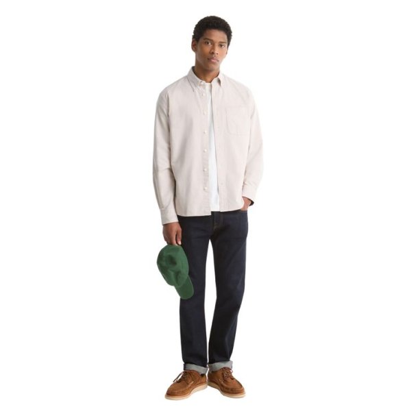 Barbour Authentic Oxford Shirt Stone