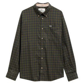 Barbour Bank Regular Tattersall Shirt Olive