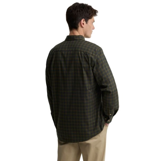 Barbour Bank Regular Tattersall Shirt Olive