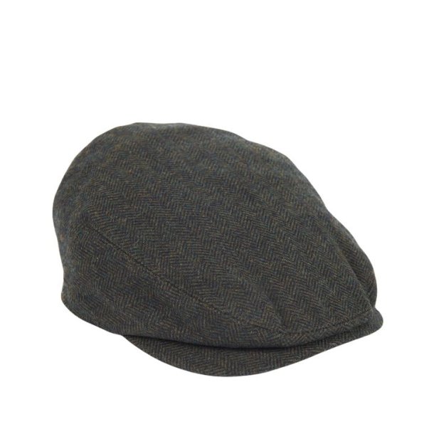 Barbour Barlow Flat Cap Olive