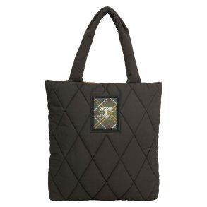 Barbour Connie Quilted Tote Bag Black