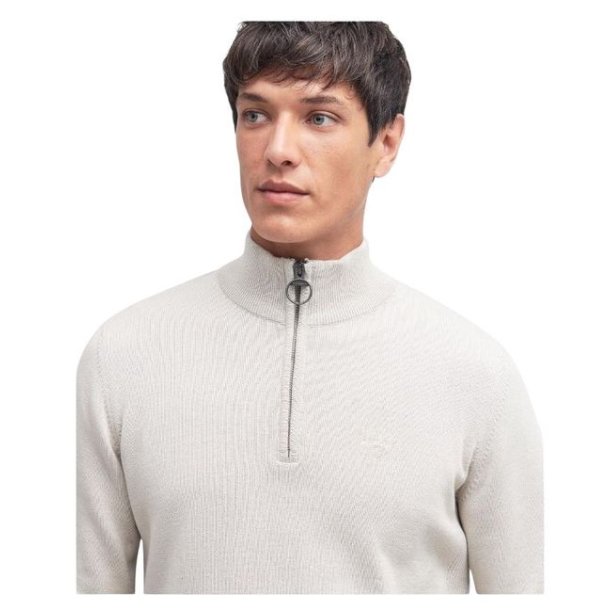 Barbour Cotton Half-Zip Jumper Mist