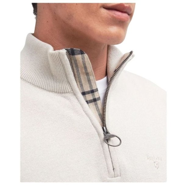 Barbour Cotton Half-Zip Jumper Mist