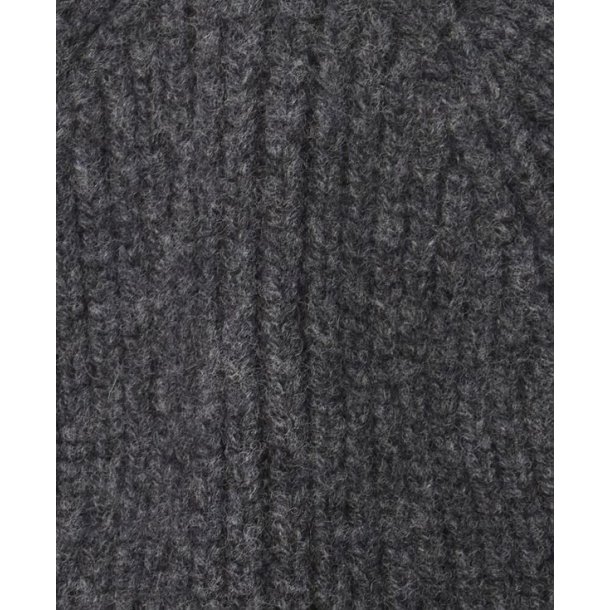 Barbour Danforth Knitted Beanie Hat Charcoal