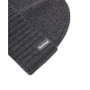 Barbour Danforth Knitted Beanie Hat Charcoal