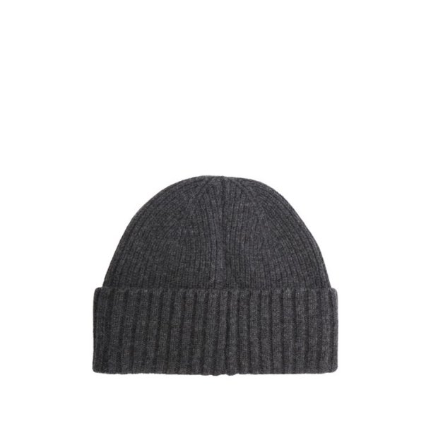 Barbour Danforth Knitted Beanie Hat Charcoal