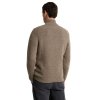 Barbour Danforth Textured Half Zip Mushroom