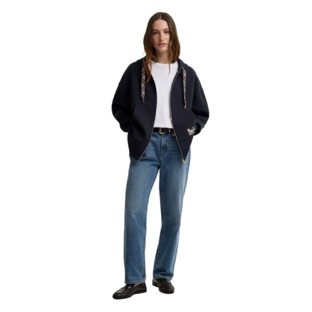 Barbour Delilah Hoodie Dark Navy
