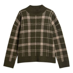Barbour Delilah Knitted Jumper Olive Multi