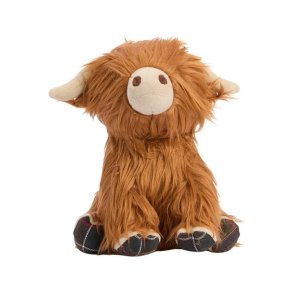 Barbour Dog Highland Cow Toy Brown/Classic