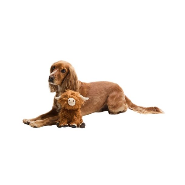 Barbour Dog Highland Cow Toy Brown/Classic
