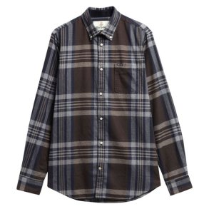 Barbour Dovedale Tailored Checked Shirt Dark Sand