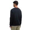 Barbour Essential Honeycomb Crew Neck Sweater Navy