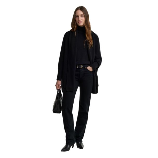 Barbour Eva Knitted Cape Black