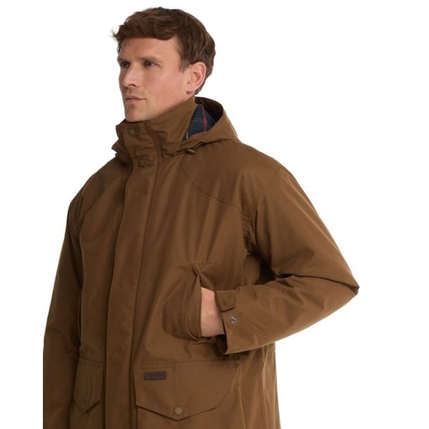 Barbour Farlam Waterproof Jacket Deep Sand