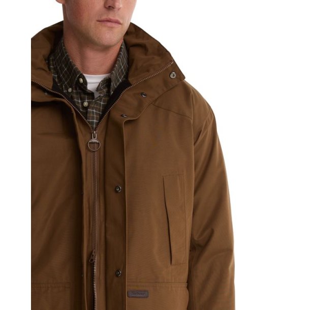 Barbour Farlam Waterproof Jacket Deep Sand