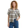 Barbour Fern Shirt W Dress Navy Tartan
