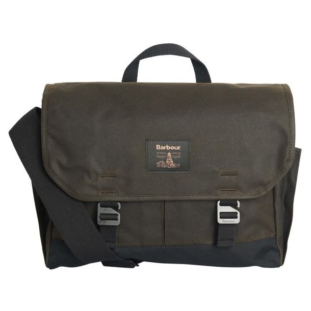Barbour Field Wax Mess Bag Olive
