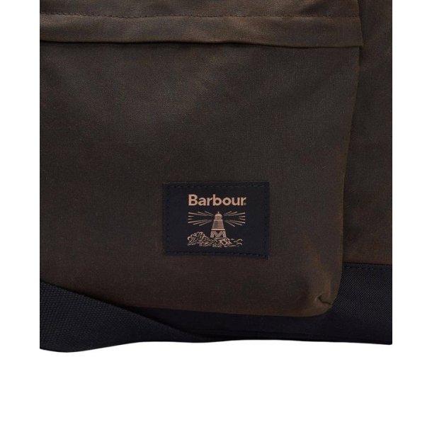Barbour Field Waxed Holdall Olive/Black