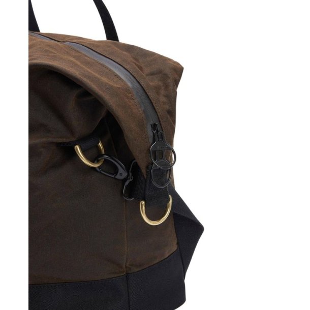 Barbour Field Waxed Holdall Olive/Black