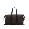 Barbour Field Waxed Holdall Olive/Black