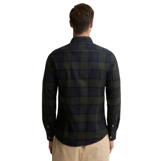 Barbour Fortrose Tailored Tartan Shirt Shadow Classic Tartan