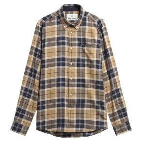 Barbour Fortrose Tailored Tartan Shirt Birchwood Dress Tartan