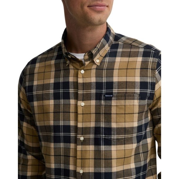 Barbour Fortrose Tailored Tartan Shirt Birchwood Dress Tartan