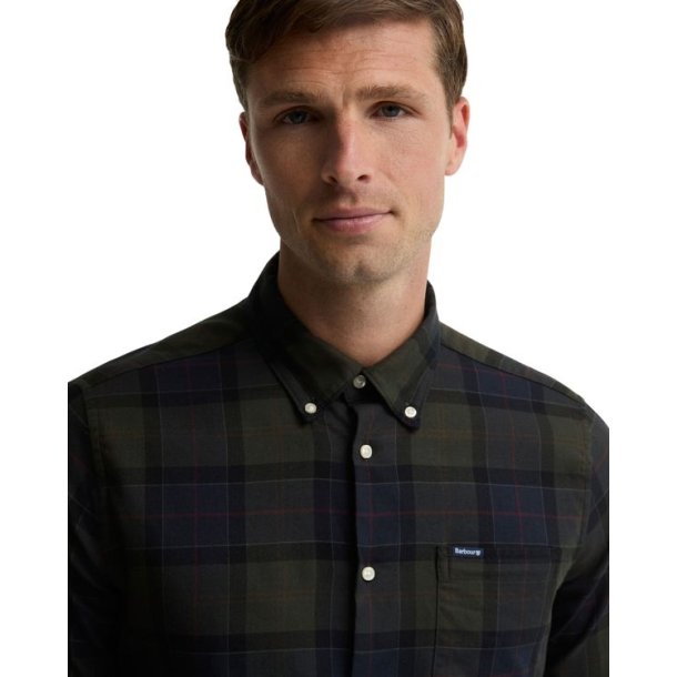 Barbour Fortrose Tailored Tartan Shirt Shadow Classic Tartan