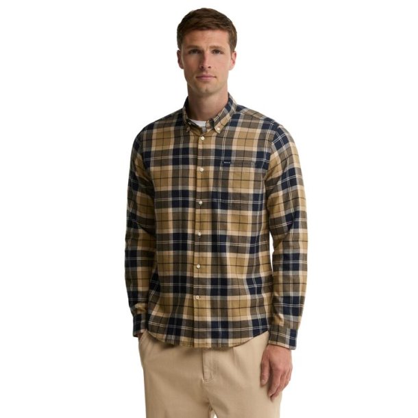 Barbour Fortrose Tailored Tartan Shirt Birchwood Dress Tartan