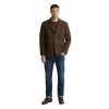 Barbour Gosforth Moons Checked Blazer Brown